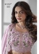 Pink Organza Multi Embroidery BRIDESMAID VOL-2 11012 Pink Organza Multi Embroidery BRIDESMAID VOL-2 11012