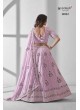Pink Organza Multi Embroidery BRIDESMAID VOL-2 11012 Pink Organza Multi Embroidery BRIDESMAID VOL-2 11012