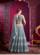 Blue Net Bridal Lehenga Sequence Work 10 Kalli BRIDLE COUTURE VOL-4 9019