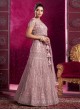 Peach Net Bridal Lehenga Zarkan & Pear Work 10 Kalli BRIDLE COUTURE VOL-4 9020