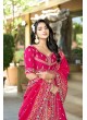 Pink Pure Viscose Dola Silk Semi-Stitched Designer Lehenga| Occasion Vol-11 5041