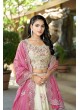 Off White Pure Cosmos Jacquard and Viscose Semi-Stitched Lehenga Choli Occasion Vol-11 5045 Off White Pure Cosmos Jacquard and Viscose Semi-Stitched Lehenga Choli Occasion Vol-11 5045