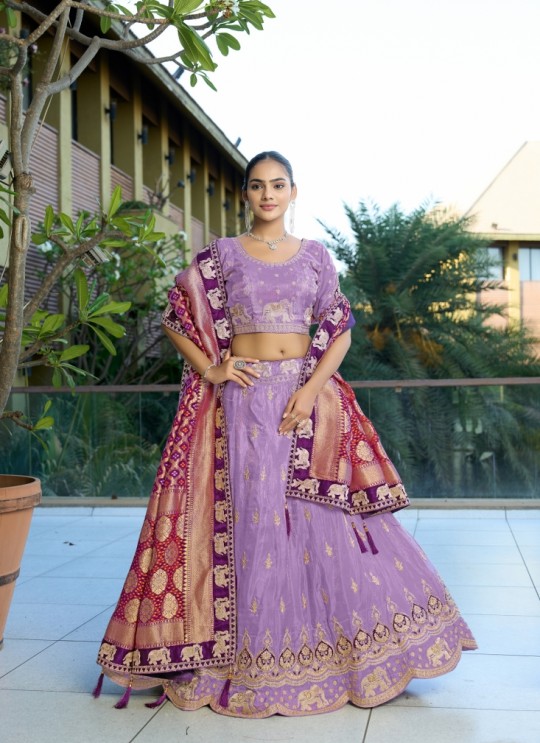 Lavender Pure Cosmos Viscose Semi-Stitched Lehenga Choli Occasion Vol-11 5046 Lavender Pure Cosmos Viscose Semi-Stitched Lehenga Choli Occasion Vol-11 5046