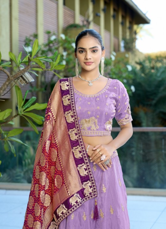 Lavender Pure Cosmos Viscose Semi-Stitched Lehenga Choli Occasion Vol-11 5046 Lavender Pure Cosmos Viscose Semi-Stitched Lehenga Choli Occasion Vol-11 5046