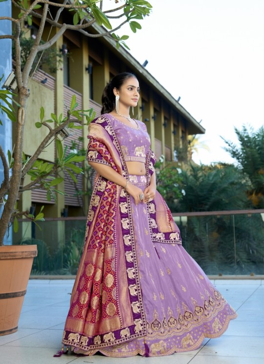 Lavender Pure Cosmos Viscose Semi-Stitched Lehenga Choli Occasion Vol-11 5046 Lavender Pure Cosmos Viscose Semi-Stitched Lehenga Choli Occasion Vol-11 5046