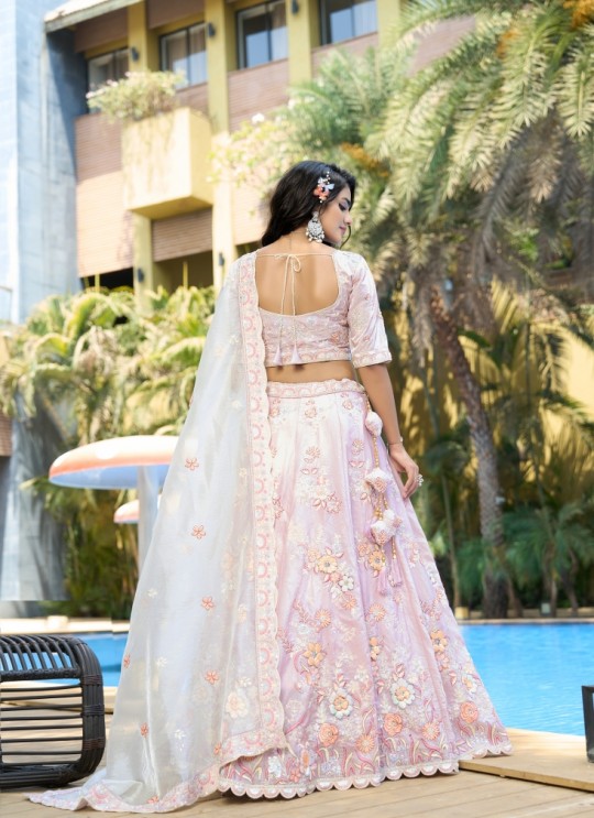 Purple Fendy Silk Organza Lehenga Choli | Occasion Vol-12 5051 Purple Fendy Silk Organza Lehenga Choli | Occasion Vol-12 5051