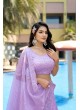Lavender Pure Organza Lehenga Choli | Occasion Vol-12 5052