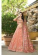 Orange Pure Cosmos Viscose Lehenga Choli | Occasion Vol-13 5054