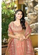 Orange Pure Cosmos Viscose Lehenga Choli | Occasion Vol-13 5054