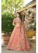 Orange Pure Cosmos Viscose Lehenga Choli | Occasion Vol-13 5054