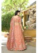 Orange Pure Cosmos Viscose Lehenga Choli | Occasion Vol-13 5054