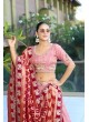 Pink Pure Cosmos Viscose Lehenga Choli | Occasion Vol-13 5055