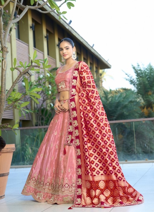 Pink Pure Cosmos Viscose Lehenga Choli | Occasion Vol-13 5055