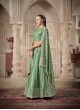 Pista Green Soft Paper Silk with Heavy Zarkan & Thread Embroidery Work Occasions Vol-07 5026 Pista Green Soft Paper Silk with Heavy Zarkan & Thread Embroidery Work Occasions Vol-07 5026