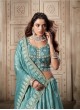 Sky Blue Soft Paper Silk with Real Mirror & Thread Embroidery Occasions Vol-07 5027 Sky Blue Soft Paper Silk with Real Mirror & Thread Embroidery Occasions Vol-07 5027
