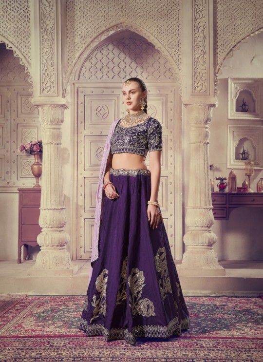 Wine Premium Viscose Upada Silk with Sequin Work Occasions Vol-08