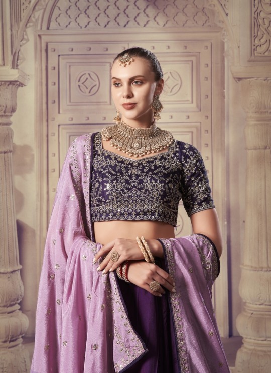 Wine Premium Viscose Upada Silk with Sequin Work Occasions Vol-08