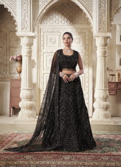 Women in Black-15002 By Anantesh Designer Partywear Lehenga Choli
