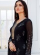 Black Georgette Embroidered Garara Suits For Bridesmaids Saleha 498 By Bela Fashion SC/015266