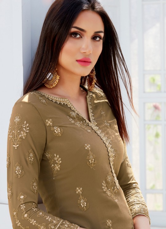 Green Georgette Embroidered Garara Suits For Bridesmaids Saleha 500 By Bela Fashion SC/015268