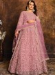 1901 Pink Net Embroidered Semi-Stitched Anarkali Suit 1901 Pink Net Embroidered Semi-Stitched Anarkali Suit