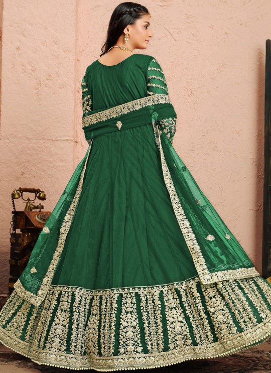 3001 Green Net Embroidered Semi-Stitched Anarkali Suit 3001 Green Net Embroidered Semi-Stitched Anarkali Suit