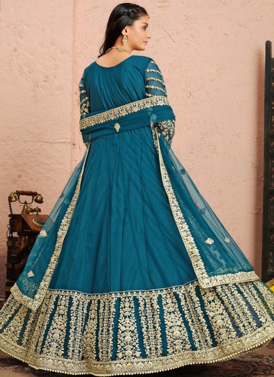 3003 Sea Green Net Embroidered Semi-Stitched Anarkali Suit 3003 Sea Green Net Embroidered Semi-Stitched Anarkali Suit