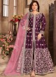 3302 Wine Art Silk Embroidered Semi-Stitched Anarkali Suit 3302 Wine Art Silk Embroidered Semi-Stitched Anarkali Suit
