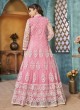 3901 Pink Net Embroidered Semi-Stitched Anarkali Suit 3901 Pink Net Embroidered Semi-Stitched Anarkali Suit