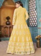 3902 Yellow Net Embroidered Semi-Stitched Anarkali Suit 3902 Yellow Net Embroidered Semi-Stitched Anarkali Suit