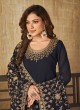 4003 Navy Blue Faux Georgette Embroidered Semi-Stitched Anarkali Suit 4003 Navy Blue Faux Georgette Embroidered Semi-Stitched Anarkali Suit