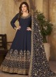 4003 Navy Blue Faux Georgette Embroidered Semi-Stitched Anarkali Suit 4003 Navy Blue Faux Georgette Embroidered Semi-Stitched Anarkali Suit