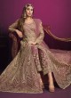 5601 Pink Net Embroidered Semi-Stitched Anarkali Suit 5601 Pink Net Embroidered Semi-Stitched Anarkali Suit