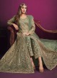 5602 Sea Green Net Embroidered Semi-Stitched Anarkali Suit 5602 Sea Green Net Embroidered Semi-Stitched Anarkali Suit