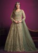 5602 Sea Green Net Embroidered Semi-Stitched Anarkali Suit 5602 Sea Green Net Embroidered Semi-Stitched Anarkali Suit
