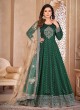 6601 Green Tafeta Butti Silk Embroidered Semi-Stitched Anarkali Suit 6601 Green Tafeta Butti Silk Embroidered Semi-Stitched Anarkali Suit