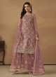 7701 Pink Net Embroidered Semi-Stitched Palazzo Suit 7701 Pink Net Embroidered Semi-Stitched Palazzo Suit