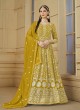 7801 Mustard Faux Georgette Embroidered Semi-Stitched Anarkali Suit 7801 Mustard Faux Georgette Embroidered Semi-Stitched Anarkali Suit