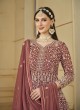 7804 Brown Faux Georgette Embroidered Semi-Stitched Anarkali Suit 7804 Brown Faux Georgette Embroidered Semi-Stitched Anarkali Suit