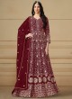 8104 Red Faux Georgette Embroidered Semi-Stitched Anarkali Suit 8104 Red Faux Georgette Embroidered Semi-Stitched Anarkali Suit