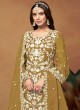 8801 Mustard Organza Embroidered Semi-Stitched Salwar Kameez 8801 Mustard Organza Embroidered Semi-Stitched Salwar Kameez