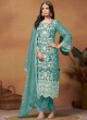 8803 Sea-Green Organza Embroidered Semi-Stitched Salwar Kameez 8803 Sea-Green Organza Embroidered Semi-Stitched Salwar Kameez