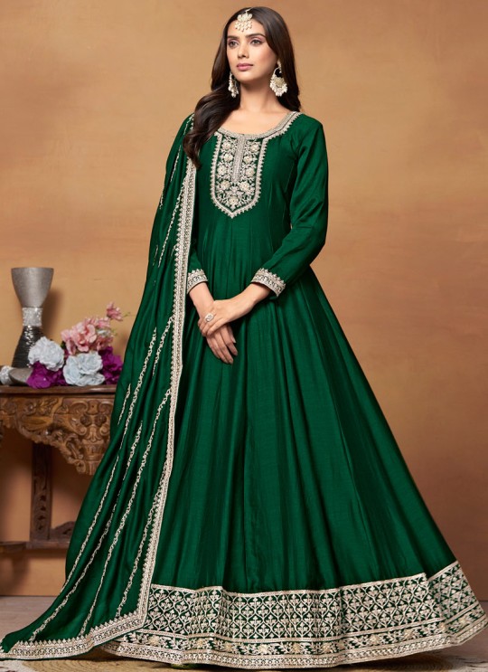 8902 Green Art Silk Embroidered Semi-Stitched Anarkali Suit 8902 Green Art Silk Embroidered Semi-Stitched Anarkali Suit