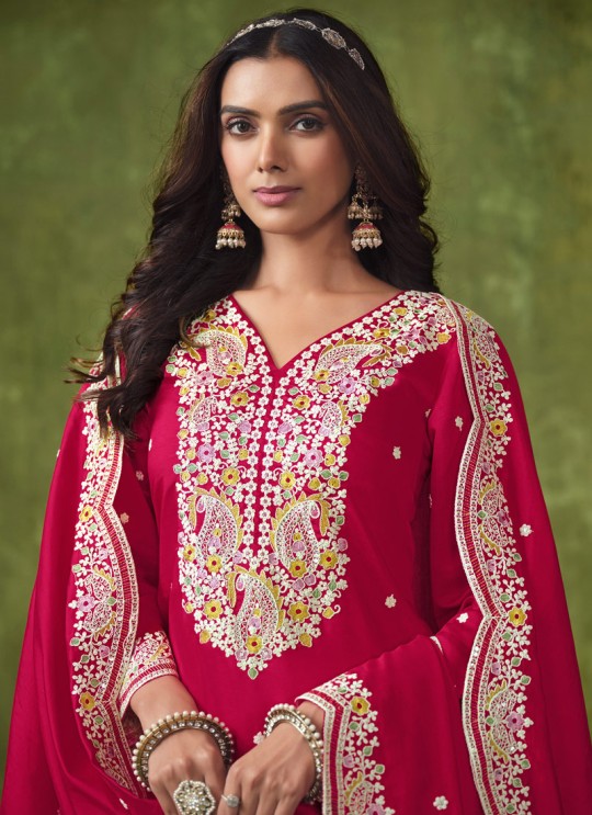 9304 Pink Roman Silk Embroidered Semi-Stitched Patiala Suit 9304 Pink Roman Silk Embroidered Semi-Stitched Patiala Suit