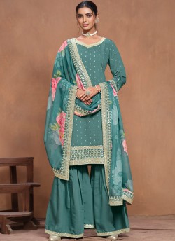Vol-197 By Dani Creations 9702 To 9704 Series Sharara Suits Collection