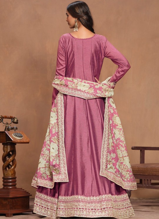9801 Pink Art Silk Embroidered Semi-Stitched Anarkali Suit 9801 Pink Art Silk Embroidered Semi-Stitched Anarkali Suit