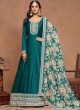 9803 Teal Blue Art Silk Embroidered Semi-Stitched Anarkali Suit 9803 Teal Blue Art Silk Embroidered Semi-Stitched Anarkali Suit