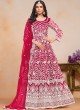 20104 Red Net Embroidered Semi-Stitched Anarkali Suit 20104 Red Net Embroidered Semi-Stitched Anarkali Suit