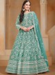 20503 Sea Green Net Embroidered Semi-Stitched Anarkali Suit 20503 Sea Green Net Embroidered Semi-Stitched Anarkali Suit