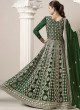 206A Green Faux Georgette Embroidered Semi-Stitched Anarkali Suit 206A Green Faux Georgette Embroidered Semi-Stitched Anarkali Suit
